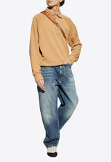 Washed Straight-Leg Jeans