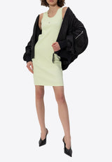 4G Ribbed Midi Dress