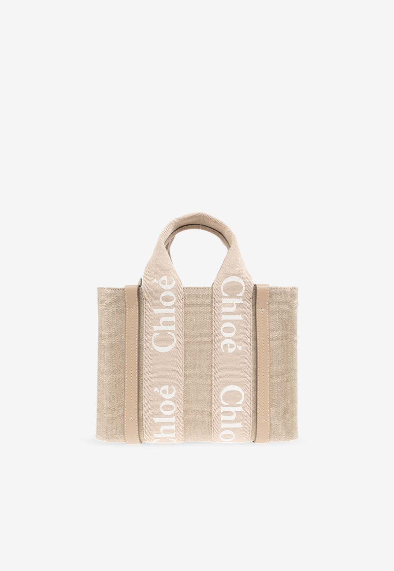 حقيبة توت وودي صغيرة من القماش