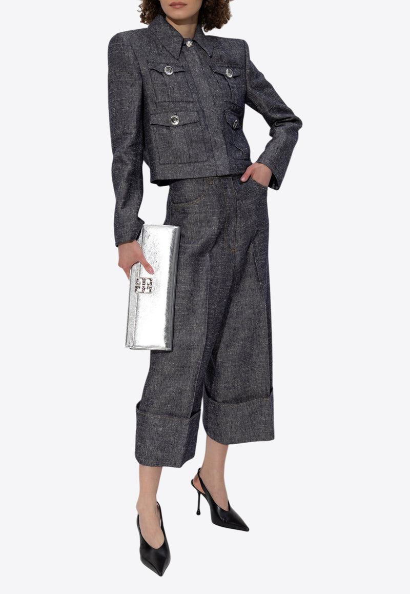 جاكيت قصير بأزرار