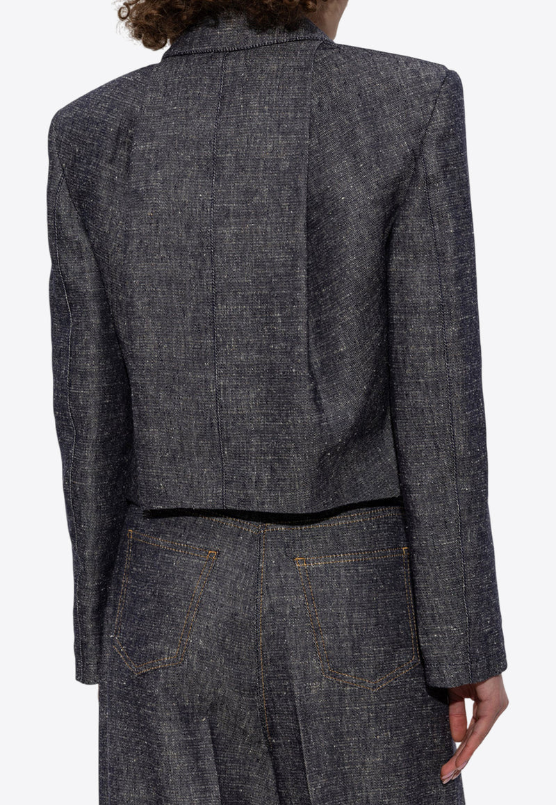 جاكيت قصير بأزرار