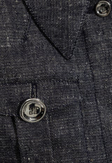 جاكيت قصير بأزرار