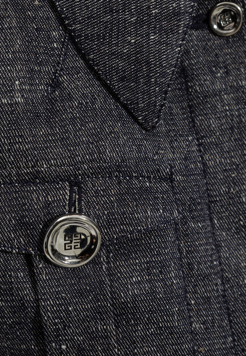 جاكيت قصير بأزرار