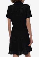 فستان جاكار قصير