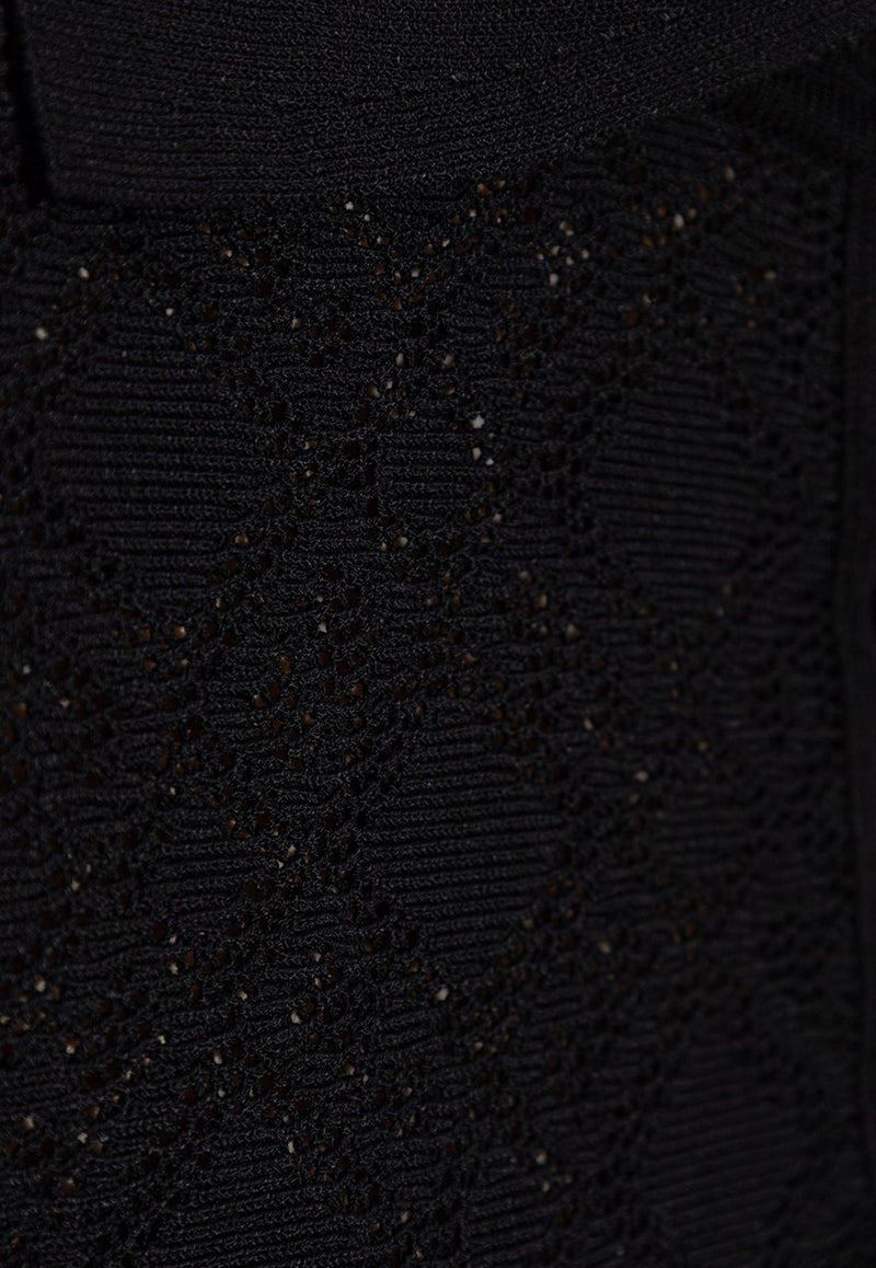 فستان جاكار قصير