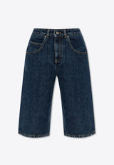 Denim Bermuda Shorts