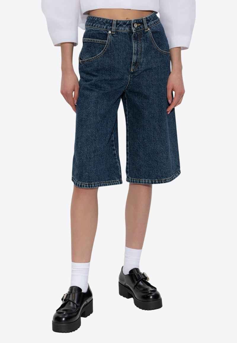 Denim Bermuda Shorts