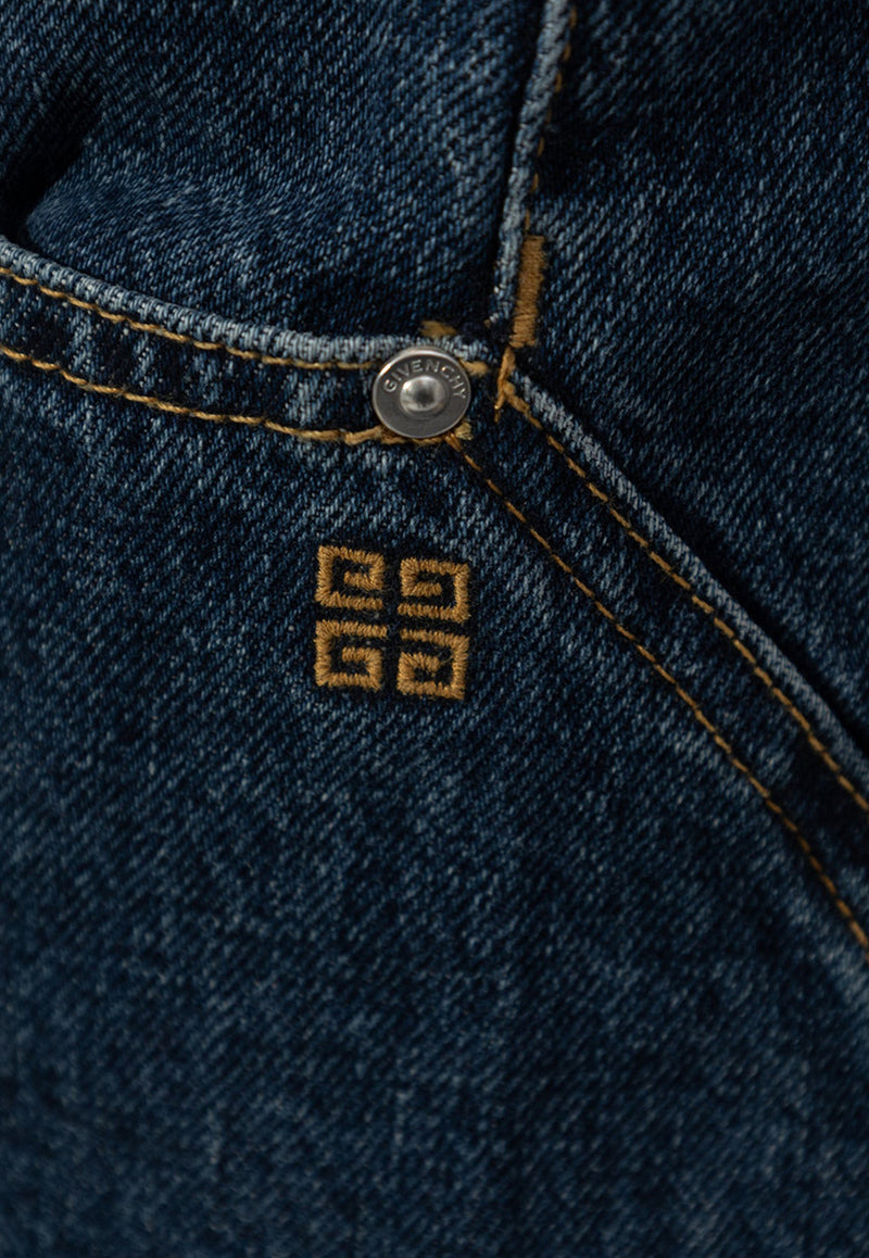 Denim Bermuda Shorts