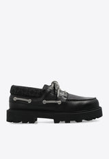Givenchy Leather Platform Loafers Black BH103 QH1UG-001