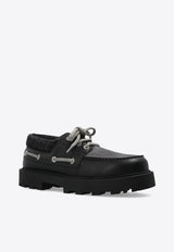 Givenchy Leather Platform Loafers Black BH103 QH1UG-001