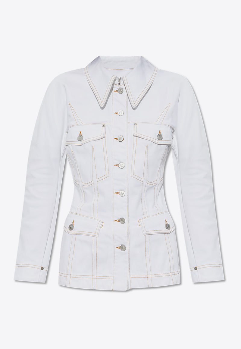 Denim Buttoned Jacket