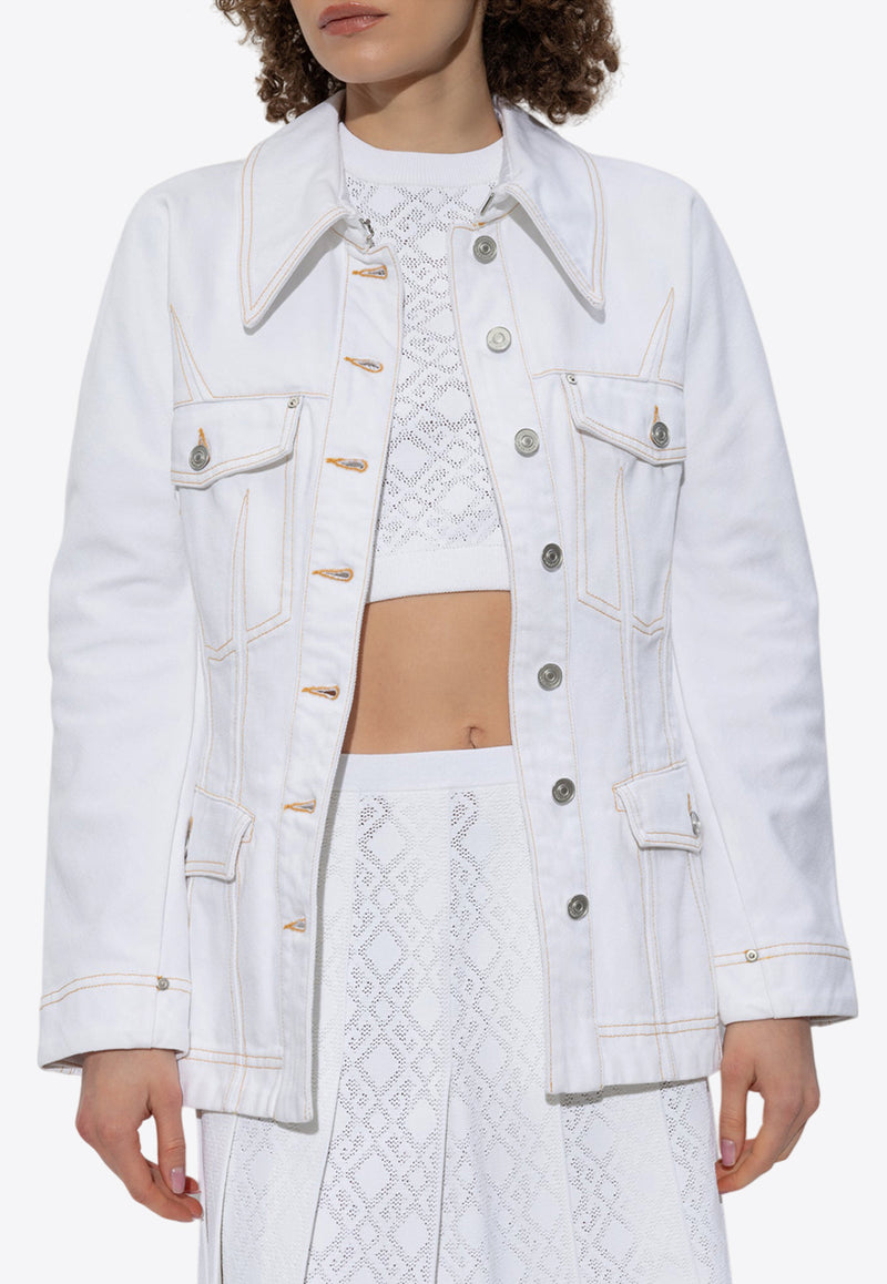 Denim Buttoned Jacket