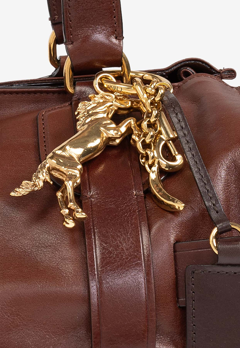 Kerala 25 Leather Top Handle Bag