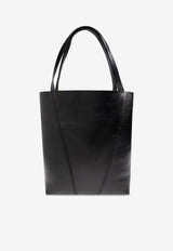 Spin Grained Leather Tote Bag