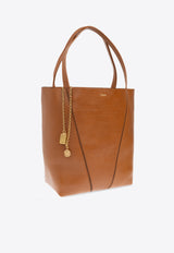 Chloé Medium Spin Tote Bag Brown CHC25SS811 N84-26M