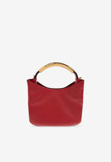 Moschino Slouchy Leather Shoulder Bag Red MC4198PP1M OA0-500