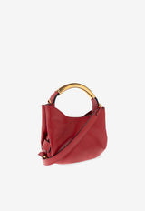 Moschino Slouchy Leather Shoulder Bag Red MC4198PP1M OA0-500