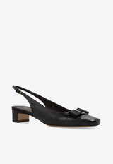 Ferragamo 30 Iconic Bow Slingback Pumps Brown 01J702 RIVADA C 779859-TESTA DI MORO