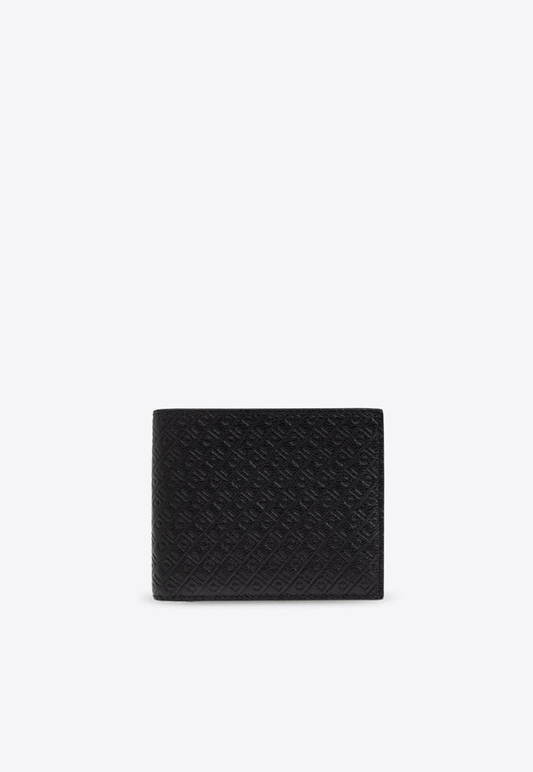 Monogram-Embossed Bi-Fold Wallet