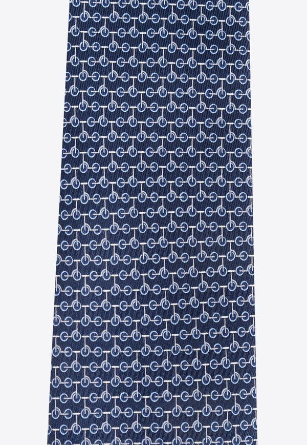 Scooter Print Silk Tie