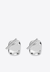 Ferragamo Vara Stud Earrings Silver 780022 EAR VARA 780615-ARGENTO