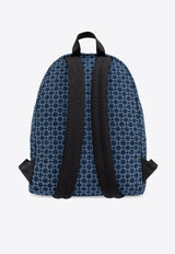 Givenchy All-Over Logo Backpack Navy BK508 HK207-401