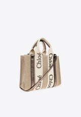 Chloé Small Woody Crossbody Bag Beige CHC25SS397 O81-074