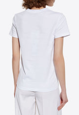 Max Mara Acacia Jersey T-shirt with Embroidery White ACACIA 2511941031-007