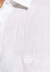 قميص بشعار بيغاسو مُطرّز بأزرار