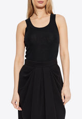 Max Mara Eliadi Ribbed Wool Top Black ELIADI 2511361021-008