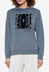 Max Mara Wool hoodie Sfinge Blue SFINGE 2511361071-024