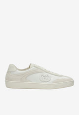 Gucci G75 Suede and Leather Sneakers White 812656AADM0/R_GUC-9110