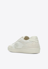 Gucci G75 Suede and Leather Sneakers White 812656AADM0/Q_GUC-9110