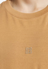 Givenchy 4G Embroidered T-shirt Beige BM716 G3YCD-290