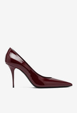 Saint Laurent Norma 90 Patent Leather Pumps Bordeaux 8136871TV00/P_YSL-6117