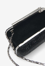 Alexander McQueen Studded T-bar Box Clutch Bag Black 8137151BLOW 1000