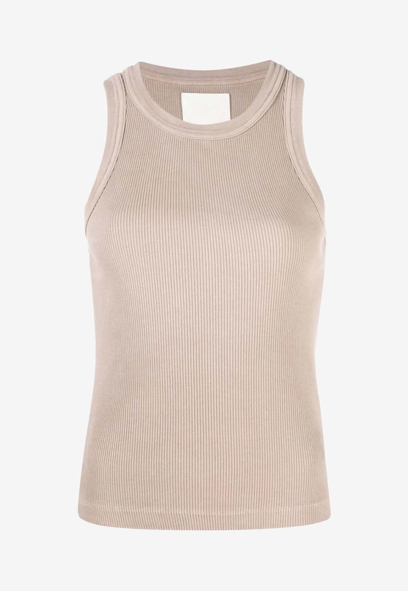 Citizens of Humanity Isabel Ribbed Tank Top Beige 92013004_SATLA