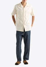 Prada Chambray Straight-Leg Jeans Blue GEP403SOOO14J2_F0008