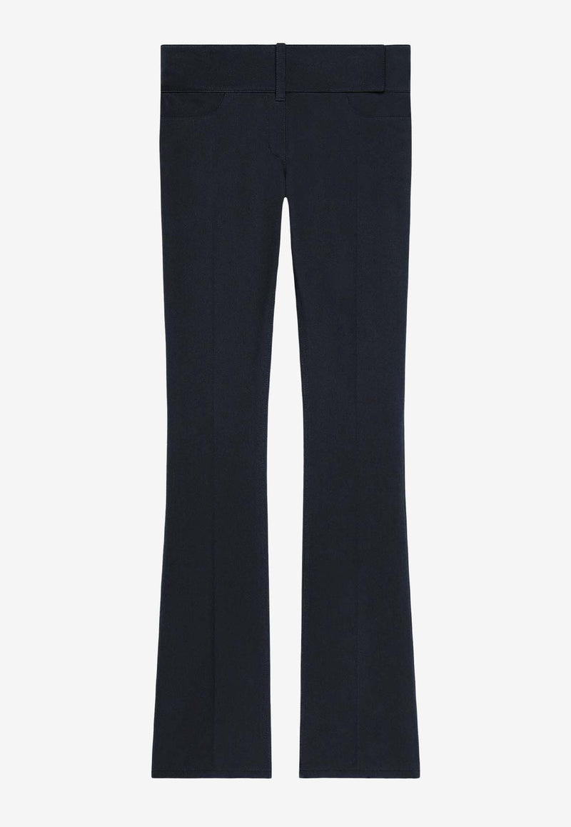Courrèges Bootcut Belted Pants Navy 125CPA316PL0178_7075