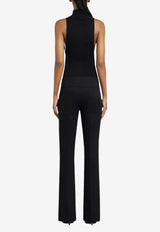 Courrèges Bootcut Belted Pants Black 125CPA316PL0178_9999