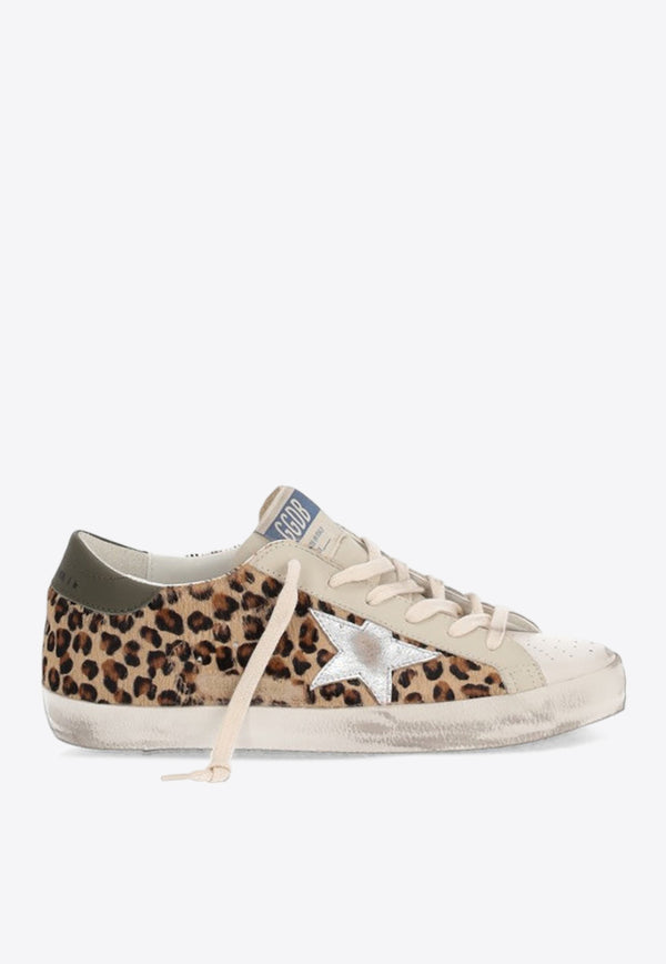 Golden Goose DB Super-Star Animalier Leather Sneakers Brown GWF00101F006117_82703