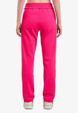 Palm Angels Logo Embroidered Track Pants Pink PWCJ001S25FAB001_3203
