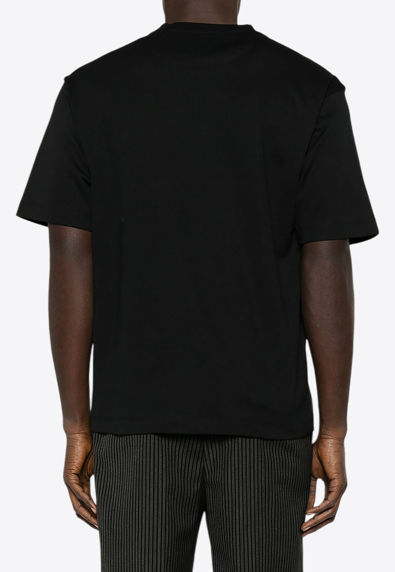 Prada Logo Patch T-shirt Black UJN837SWM2240_F0002