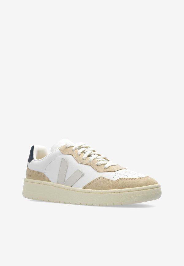 Veja V-90 Leather Low-Top Sneakers White VD2003461A_V-90 leather sneakers