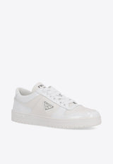 Prada Downtown Leather Low-Top Sneakers White 1E792MFDD303LQB_F0009