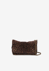 Jérôme Dreyfuss Small Bobi Leopard Print Crossbody Bag Brown 42BOBISCR_Imprimé Léopard Naturel