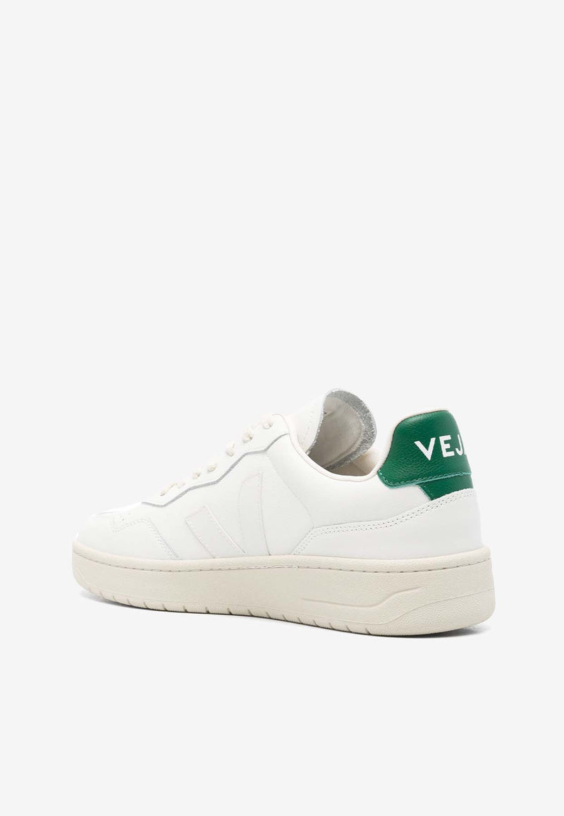 Veja V-90 Leather Low-Top Sneakers White VD2003706B_EXTRA-WHITE/GOLF