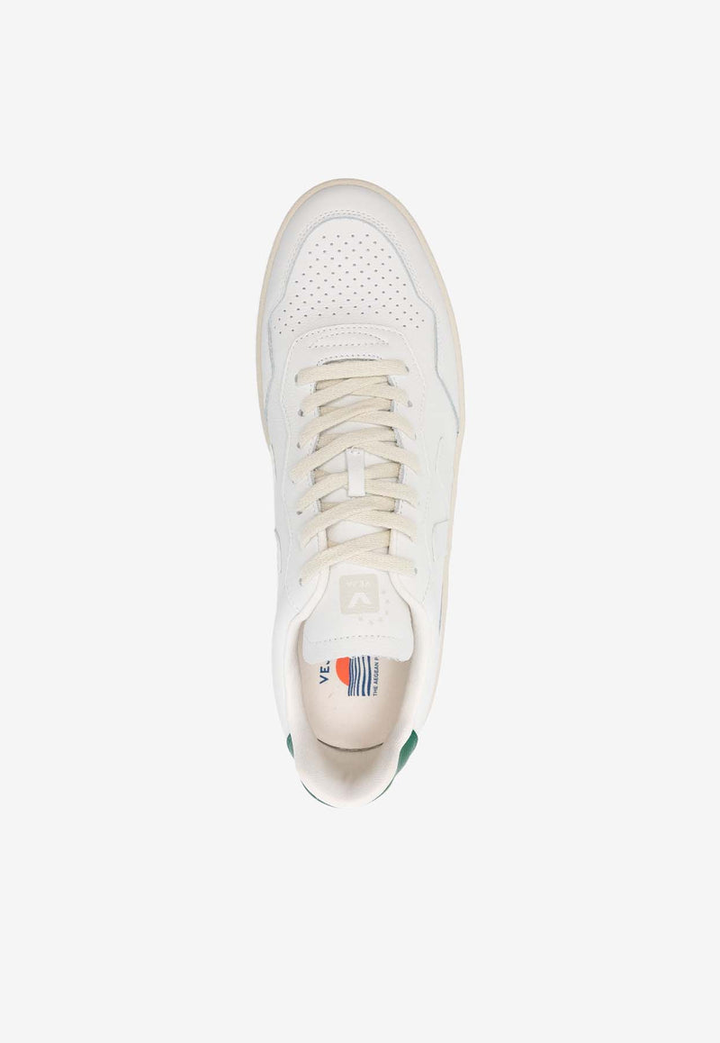 Veja V-90 Leather Low-Top Sneakers White VD2003706B_EXTRA-WHITE/GOLF