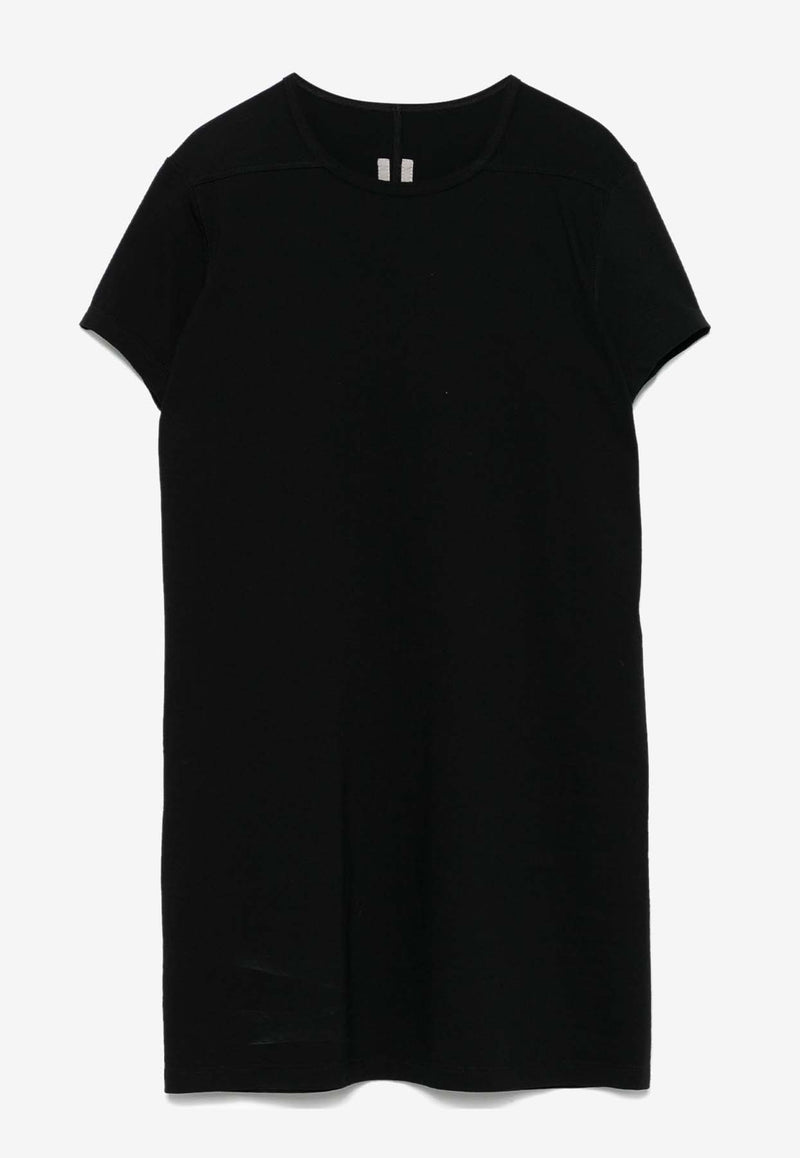 Rick Owens Level Crewneck Long T-shirt Black RP01E7203JA_09