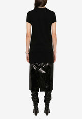Rick Owens Level Crewneck Long T-shirt Black RP01E7203JA_09